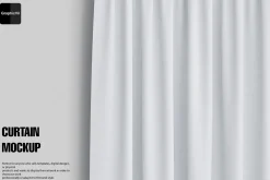 Curtain Closeup Mockup