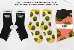 CUSTOM SOCKS MOCKUP