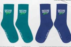 CUSTOM SOCKS MOCKUP