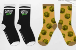 CUSTOM SOCKS MOCKUP
