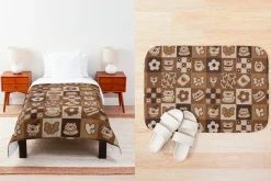 Cute cafe bear pattern
