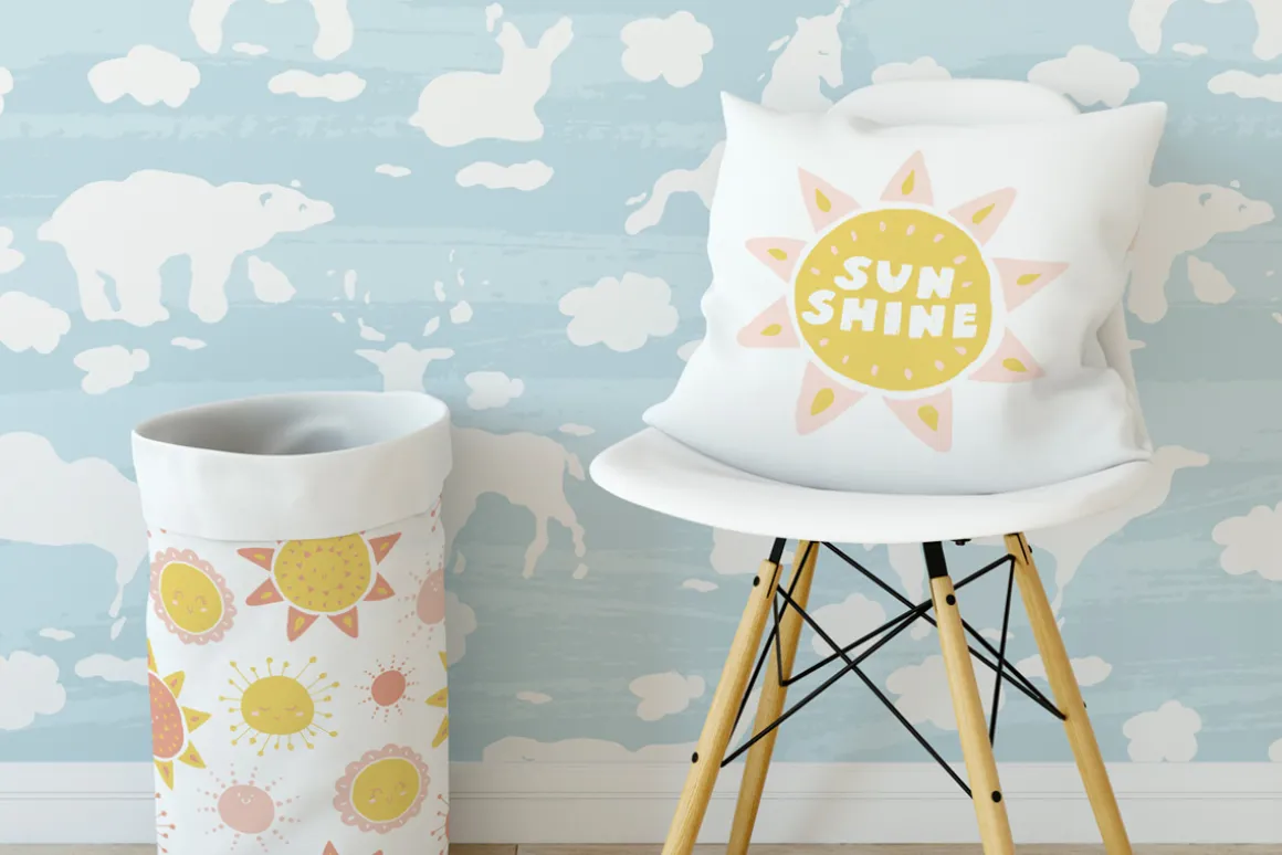 Cute baby patterns, prints, clipart