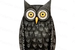 Cute cartoon owls PNG watercolor