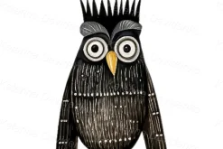 Cute cartoon owls PNG watercolor