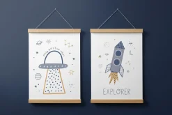 Cute Dinosaur Space Explorer