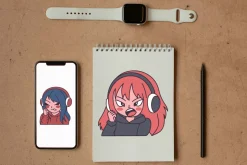 9 Cute Gamer Girl Wearing Headset