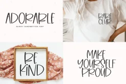 Cute Handwritten Font Bundle