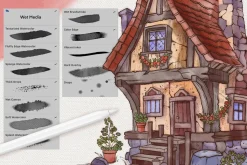 CUTE ILLUSTRATION PROCREATE BRUSHES