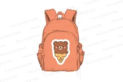 Cute kawaii ice cream animals