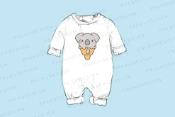 Cute kawaii ice cream animals