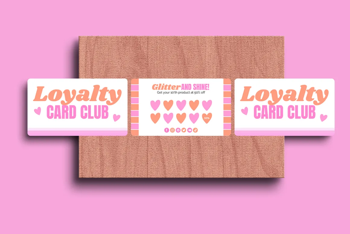 Cute Loyalty Card Template