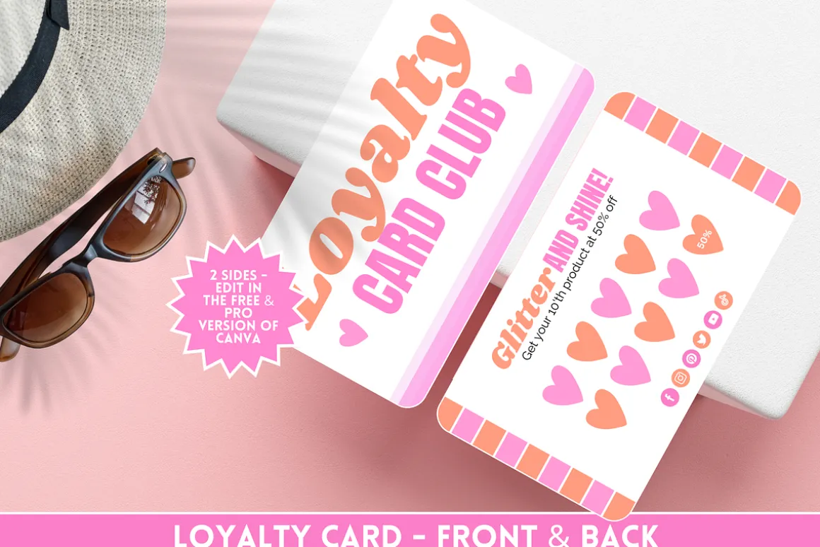 Cute Loyalty Card Template