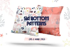 8 cute sea bottom patterns