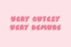Cutesy Bubbles Sans Font