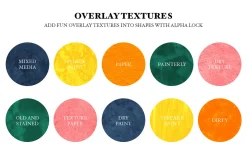 Cutout stamp brushes for Procreate