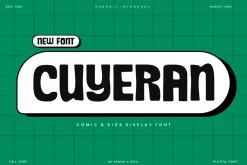 Cuyeran - Comic & Kids Font