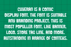Cuyeran - Comic & Kids Font