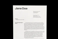 CV/Resume & Cover Letter Template_01