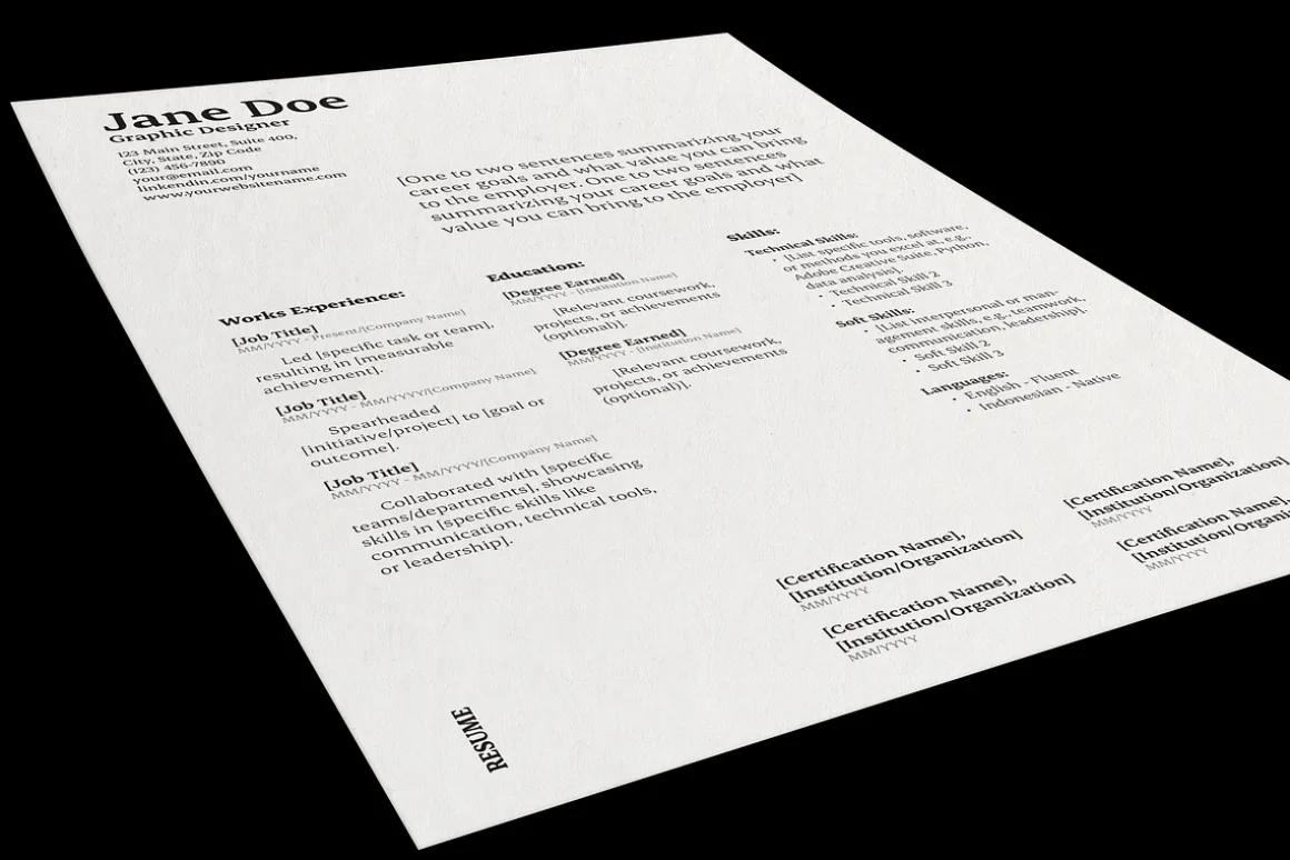 CV/Resume & Cover Letter Template_03