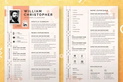 CV Template, Professional Resume