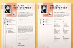 CV Template, Professional Resume