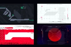 Cyberpunk Backgrounds Set
