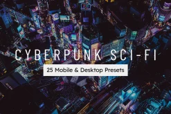 25 Cyberpunk SciFi Lightroom Presets