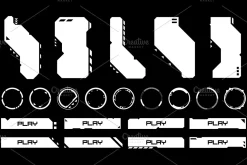 CyberPunk UI Set 2