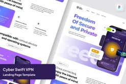 Cyber Swift Ink - VPN Landing Page