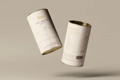 Cylinder Tea Tin Mockup
