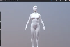3D Model Female for Procreate App