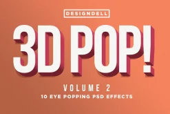 3D POP! Photoshop Effects Vol. 2