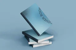 3d Stacked Book Covers Template