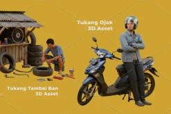 3D UMKM Indonesia Set