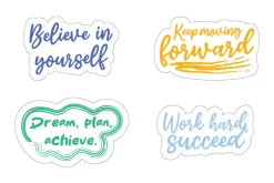 110+ DAILY STICKERS VECTOR SET