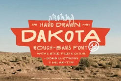Dakota Rough Sans + Bonus
