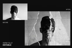Damaged and Torn Paper Photo Effect