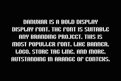 Danuxar - Sport Font