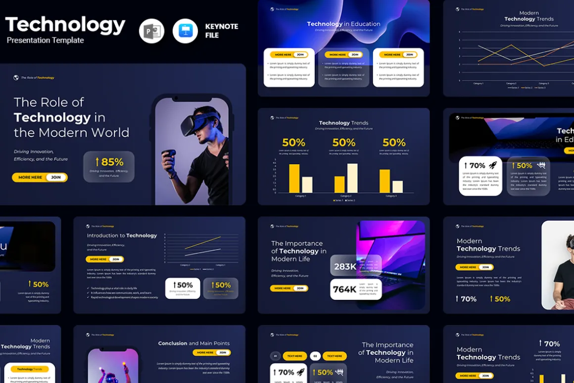 Dark Gradient Technology - Keynote