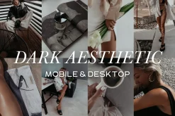 10 Dark Aesthetic Lightroom Presets