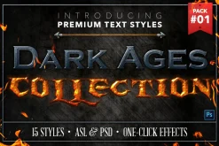 Dark Ages #1 - Text Styles