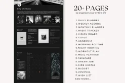Dark Mode Notion Planner Template