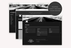 Dark Mode Notion Planner Template