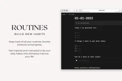 Dark Mode Notion Planner Template