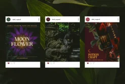 Dark Tropical Social Media Bundle