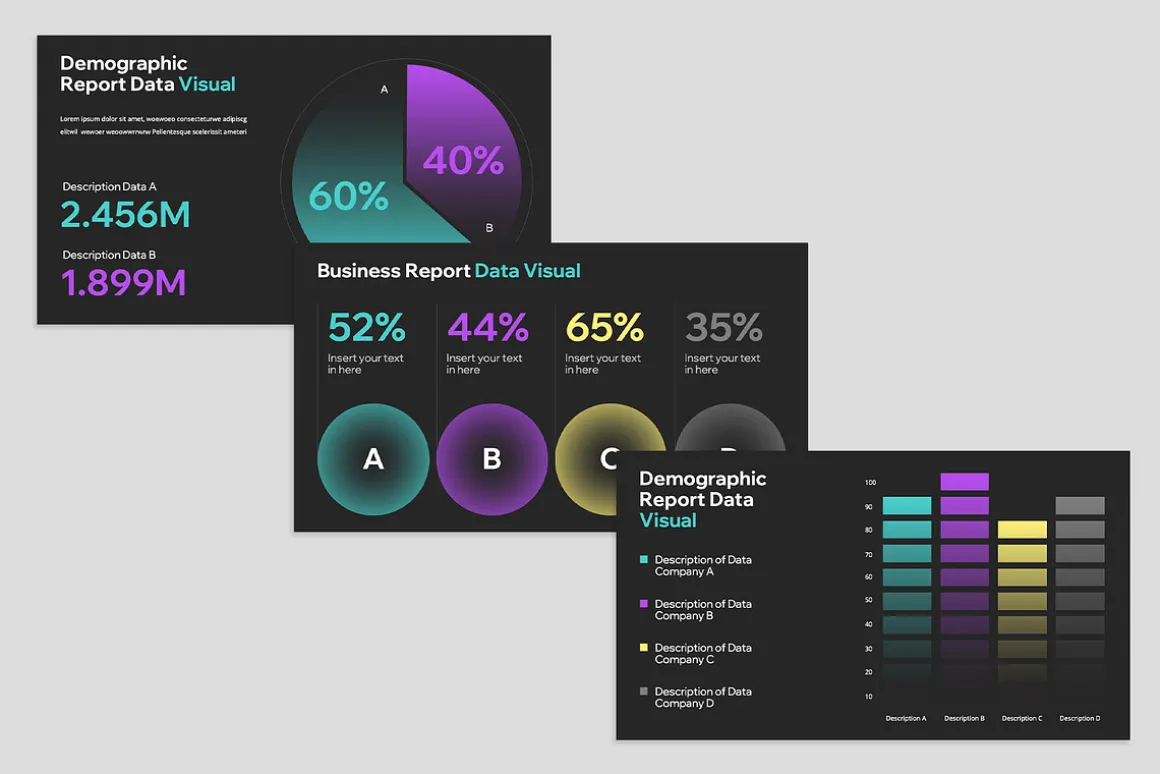 Data Visual Infographic Powerpoint