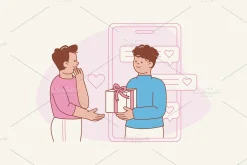 Dating App Illustration