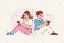 Dating App Illustration