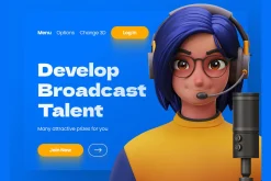 3D Avatar Profession Characters