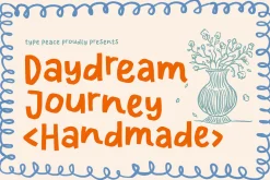DAYDREAM JOURNEY | Handmade Font